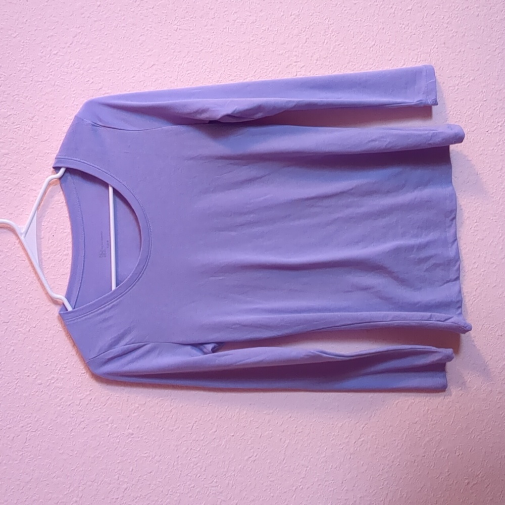 No Boundaries women's long sleeve lavender shirt